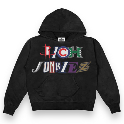 Rich Junkies “ typography  “ Hoodie