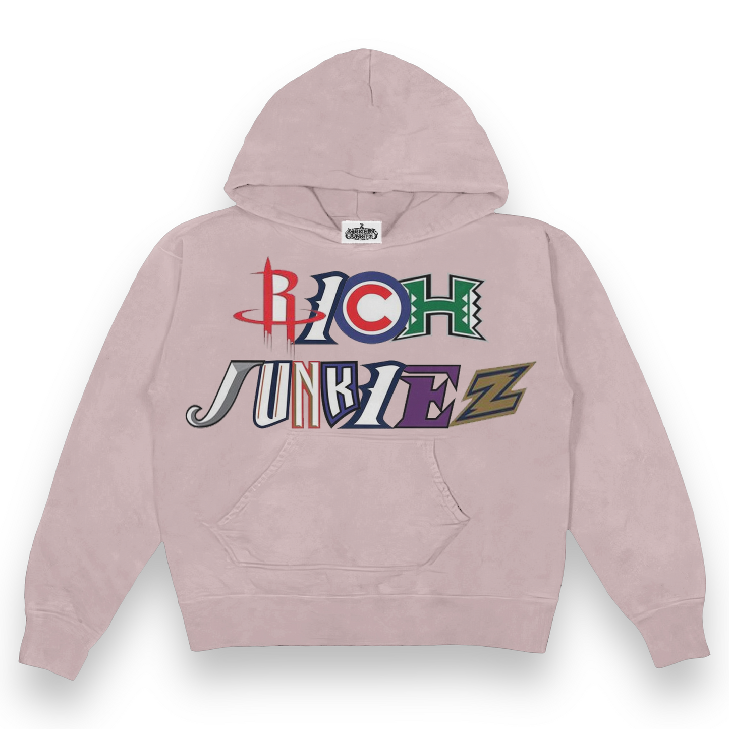 Rich Junkies “ typography  “ Hoodie